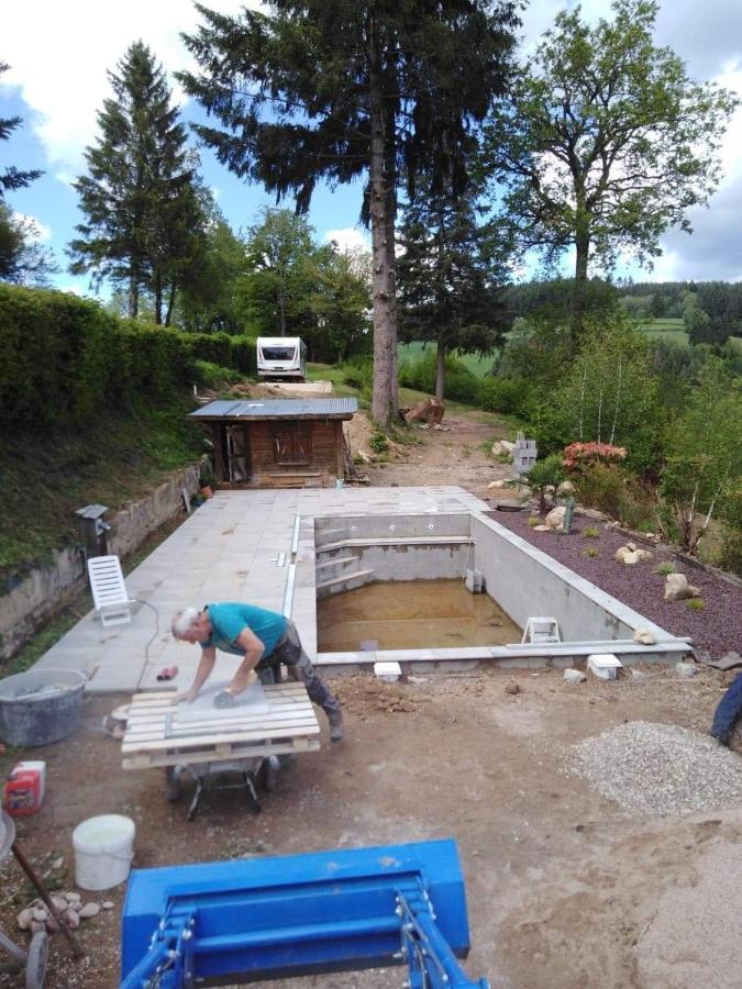 La Mazille , Cossy Vakantiestudio Met Zwembad In Zuid-Bourgogne Anglure-sous-Dun Exteriér fotografie